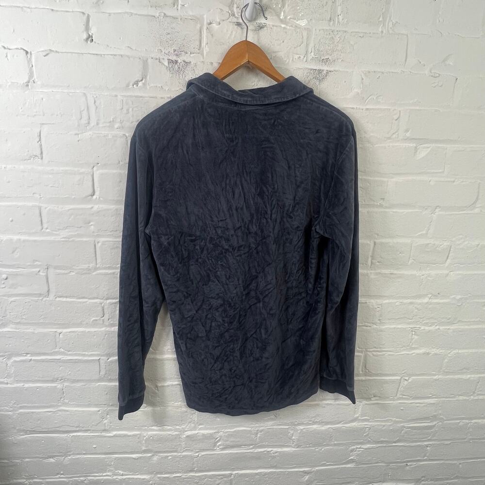 Marine Layer Women's Pullover Sweater Long Sleeve Collared Neck Black M - Picture 2 of 4